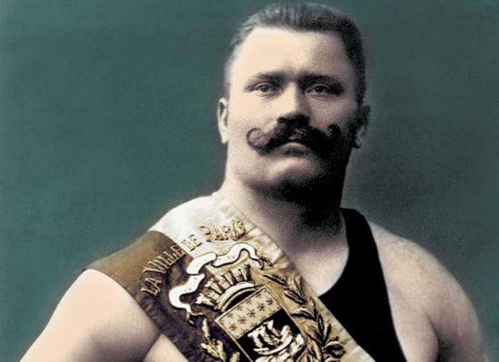 Old Russian Catch Wrestler Strongman Ivan Poddubny Film 1912