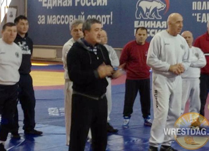 Arsene Fadzayev visited gathering of the Russian wrestlers in Adler