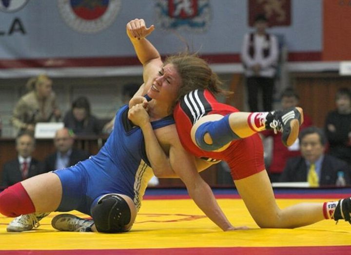 The national team of Kyrgyzstan on female wrestling took 8 command place in the championship of Asia in India
