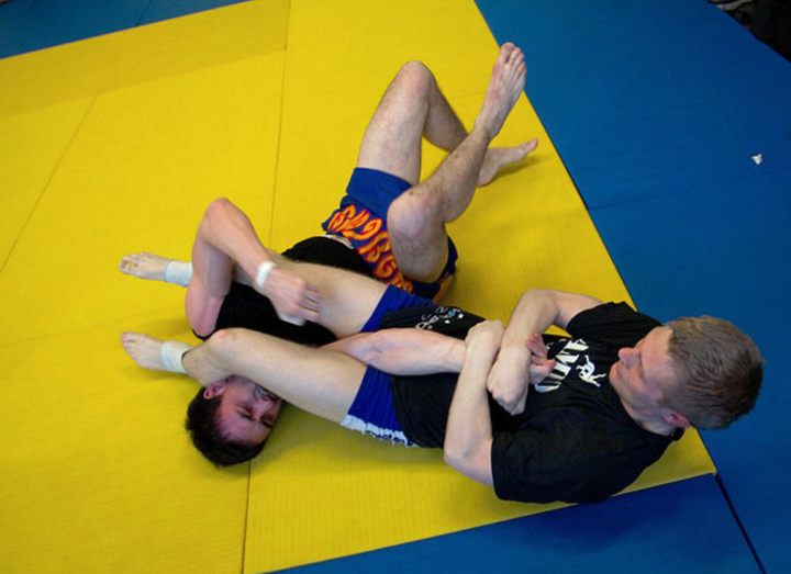 Pupils of federation of a grappling arranged demonstration performances