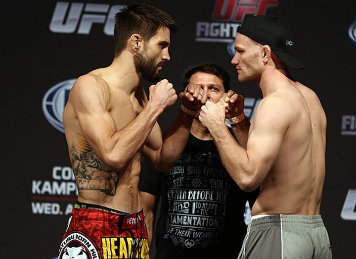 UFC Fight Night 27 - results of weighing