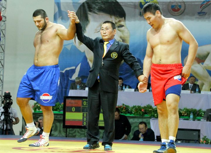 The Georgian freestyler won the Yakut wrestling hapsagay