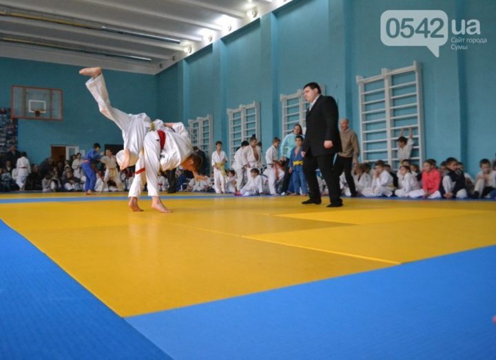 В Сумах прошел чемпионат по дзюдо среди юношей и девушек
