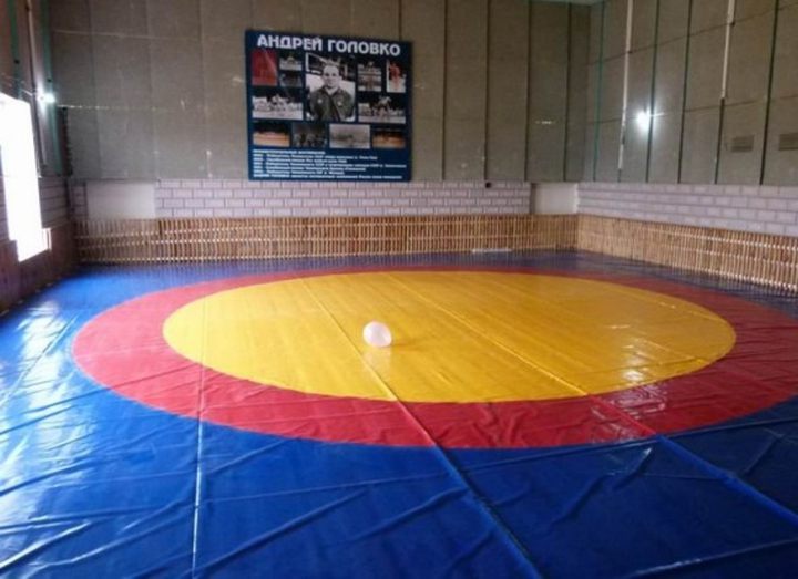 THE NEW SPORTS HALL OF WRESTLING OF BROTHERS THE HEAD OPENED IN THE VILLAGE SADOVOE IN KCHR
