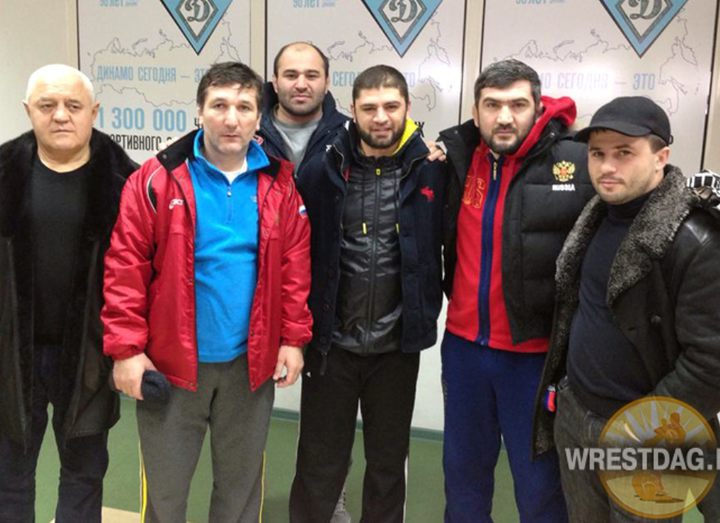 The Dagestan wrestlers supported Mahomed Abdusalamov