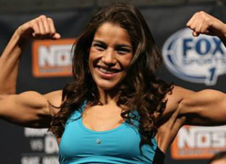 Juliana Penya leaves the UFC 171 tournament