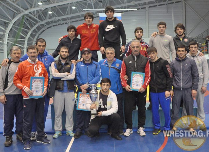 The Dagestan wrestlers — winners of the Russian Cup