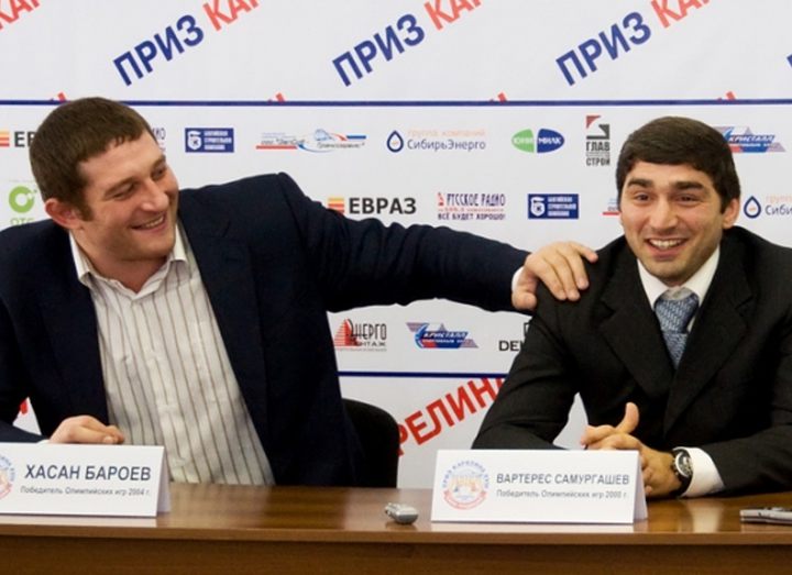 Олимпийский чемпион Вартерес Самургашев стал почётным гостем на свадьбе Хасана Бароева