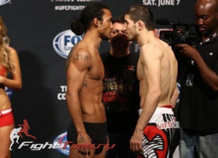 UFC FIGHT NIGHT 42: ПРОЦЕДУРА ОФИЦИАЛЬНОГО ВЗВЕШИВАНИЯ