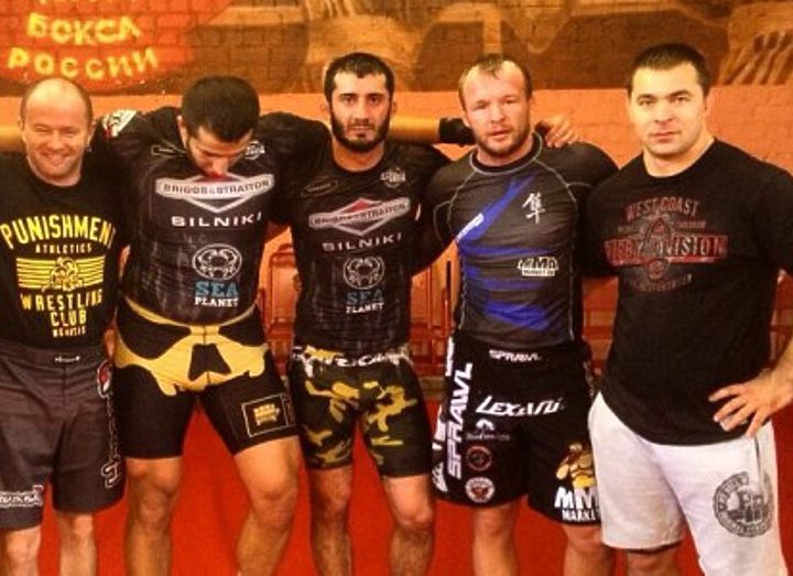 Александр Шлеменко потренировался с Мамедом Халидовым