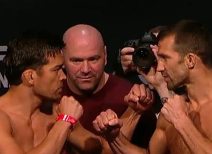 Лиото Мачида и Люк Рокхолд в весе