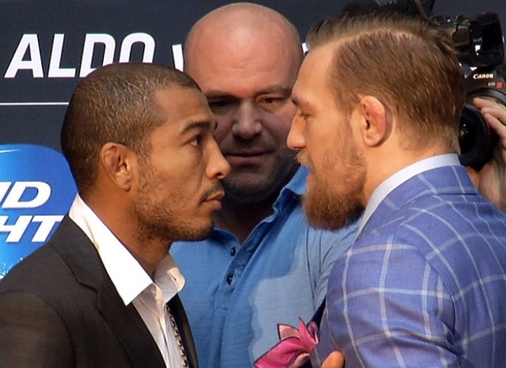 Конор МакГрегор: «Надеюсь, Жозе Альдо выйдет и будет драться как мужчина»