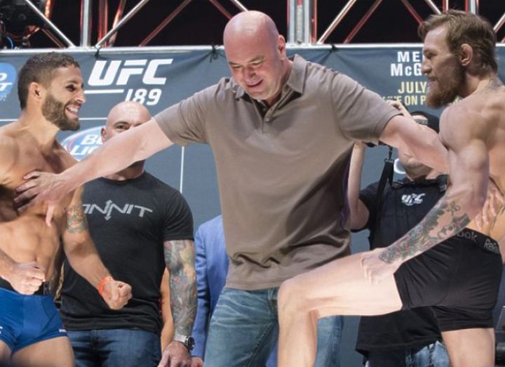 UFC 189: процедура официального взвешивания