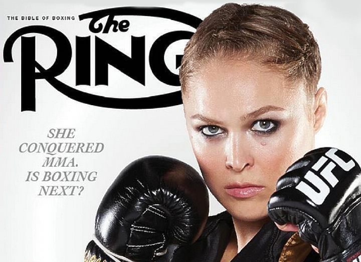 Ронда Роузи на обложке журнала «The Ring»