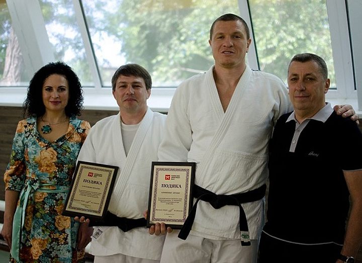 Награды от Федерации дзюдо Днепропетровской области