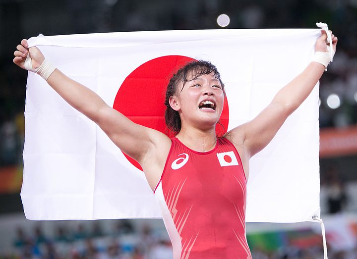 Три золота Японии!