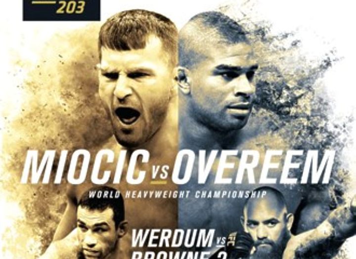 РЕЗУЛЬТАТЫ И БОНУСЫ UFC 203: MIOCIC VS OVEREEM