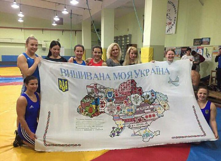 Борцы поддержали патриотическую акцию