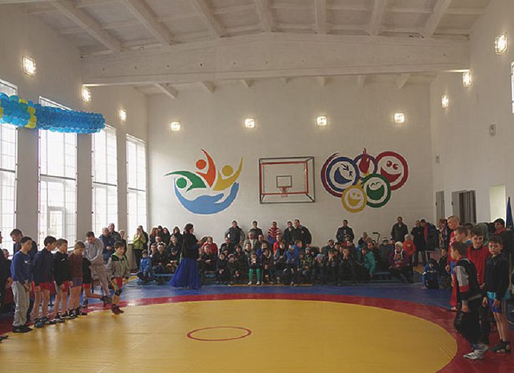 Новый зал вольной борьбы в Петропавловке