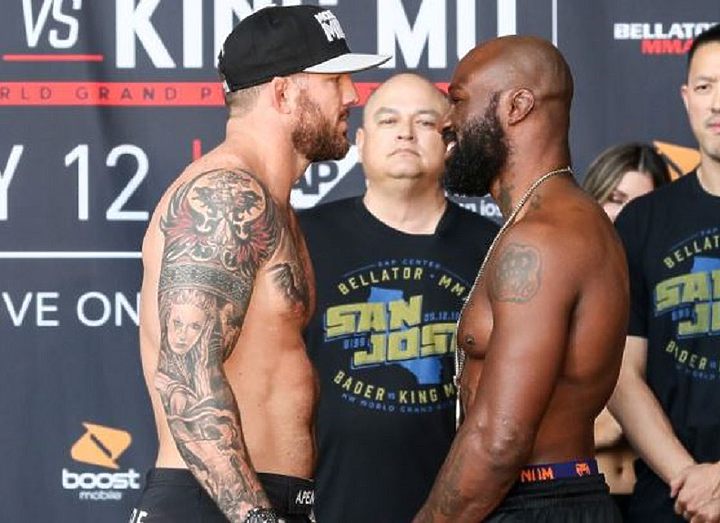 РЕЗУЛЬТАТЫ BELLATOR 199: BADER VS. KING MO