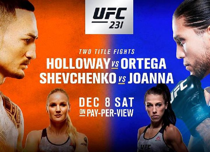 РЕЗУЛЬТАТЫ  UFC 231: HOLLOWAY VS. ORTEGA