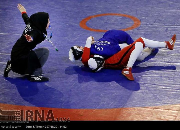 Женская сборная Ирана по классической борьбе отправится в Ирак