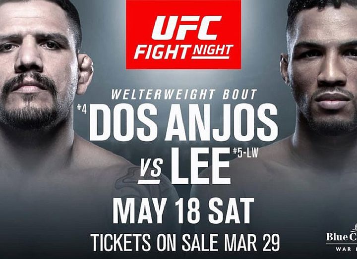 Рафаэль Дос Аньос и Кевин Ли возглавят турнир UFC Fight Night 151
