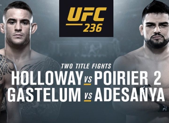 РЕЗУЛЬТАТЫ  UFC 236: HOLLOWAY VS. POIRIER 2