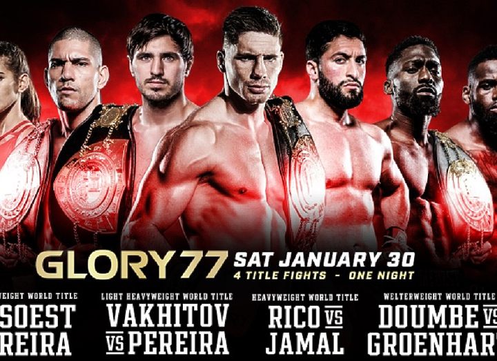 НА GLORY 77 СОСТОЯТСЯ 4 ТИТУЛЬНЫХ БОЯ