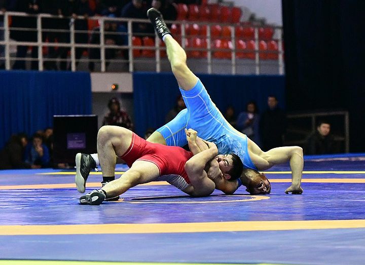 В Актобе завершился молодежный чемпионат Казахстана по греко-римской борьбе