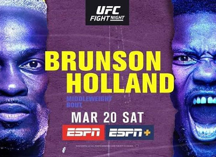 РЕЗУЛЬТАТЫ И БОНУСЫ UFC ON ESPN 21: BRUNSON VS. HOLLAND