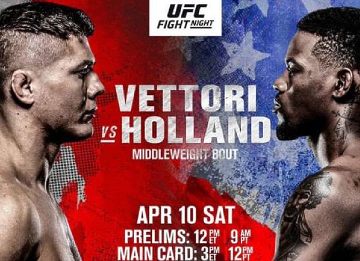 РЕЗУЛЬТАТЫ И БОНУСЫ UFC ON ABC 2: VETTORI VS. HOLLAND