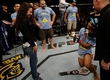 After protection of a title the champion of UFC made the girl the proposal