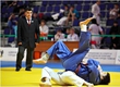 In Sports palace lay a covering for judoists