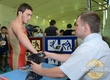 80 wrestlers come to a carpet in the first day of aliyevsky tournament