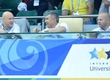 The president of Tatarstan Rustam Minnikhanov and Fedor Emelyanenko supported the Russian wrestlers on University games-2013