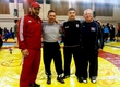 The American and Turkish wrestlers carry out joint collecting in Istanbul