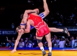 Russian national team on free-style wrestling - the silver prize-winner of the World Cup